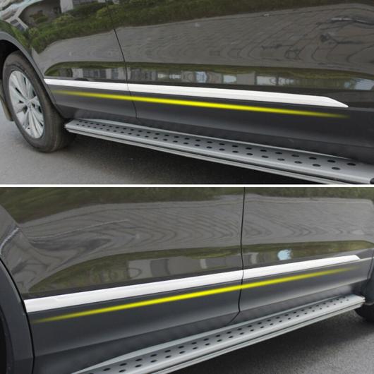 適用: フォルクスワーゲン VW ティグアン MK2 2016-2019 ステンレス ドア サイド ボディ クローム トリム カバー ストリップ 装飾 AL-EE-5620 AL