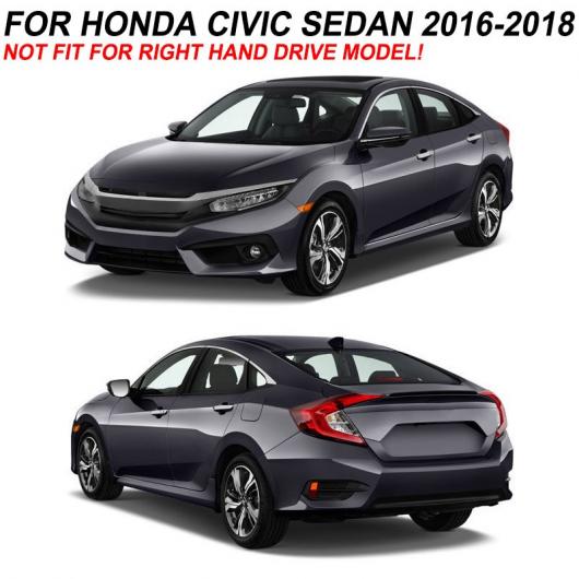 適用: ホンダ シビック セダン 2016-2018 クローム カバー トリム ABS アクセサリー 装飾 ステッカー サイドミラーカバー AL-EE-5667 ALの通販は