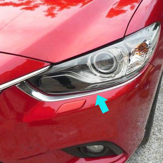 適用: マツダ 3 アクセラ BM 2014-2016 ハッチバック クローム カバー トリム ストリップ 装飾 サイドミラーストリップ・フロントフォグライトカバー AL-EE-5676 AL