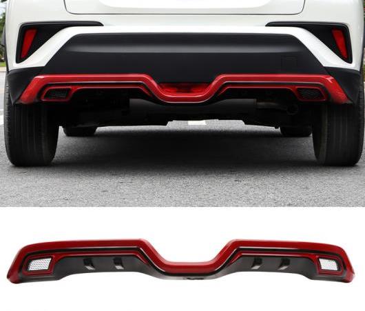 適用: トヨタ C-HR CHR C HR 2016 2017 2018 2019 リア バンパー ディフューザー ガード スキッド プレート ブラック〜シルバー AL-EE-5889 AL