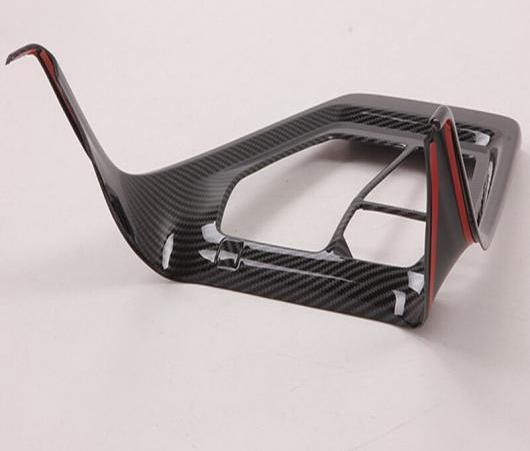 適用: トヨタ RAV4 2019-2020 カーボンファイバー ギア シフト ボックス カバー トリム 装飾 ステッカー インテリア AL-EE-5921 AL_3