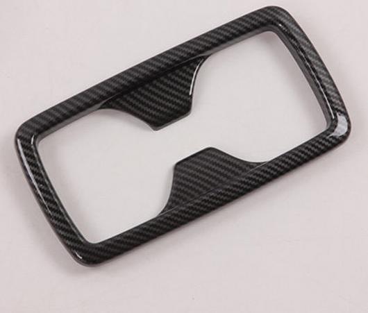 適用: トヨタ RAV4 XA50 2019 2020 カーボンファイバー調 インテリア リア シート カップホルダー フレーム カバー トリム 1ピース AL-EE-5928 AL
