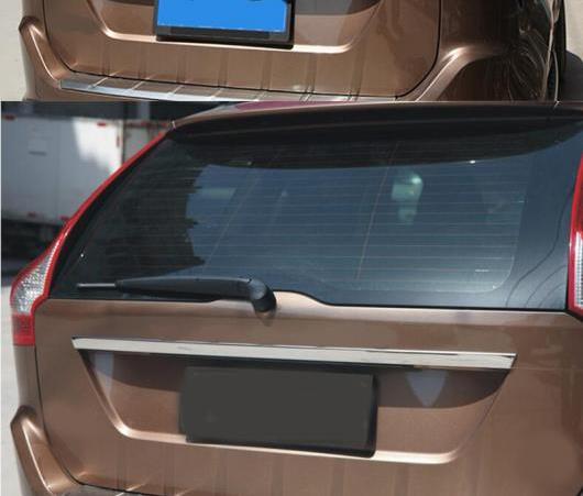 適用: ボルボ XC60 XC 60 2009-2013 ステンレス スチール リア トランク メンバー カバー トリム AL-EE-6097 AL_1