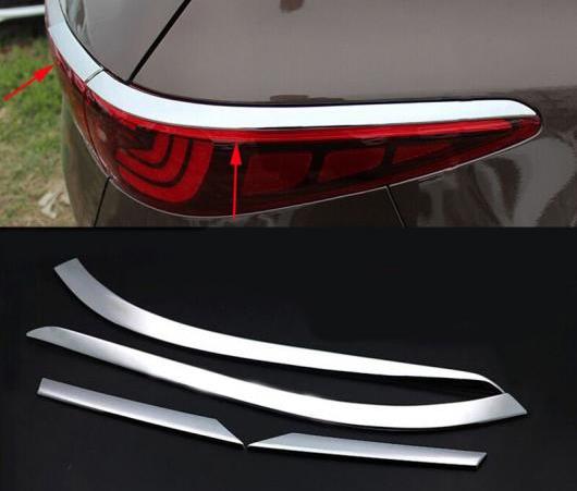 適用: 起亜 スポーテージ QL 4 KX5 ABS クローム リア テール ライト カバー アイブロー 装飾 ステッカー トリム AL-EE-6121 AL