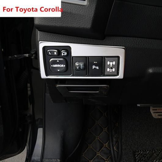 AL ステンレス スチール ヘッドライト アジャスター スイッチ ノブ カバー 適用: トヨタ カローラ 2014 2015 2016 2017 トリム インテリア スタイリング 1ピース AL-EE-6166の通販は