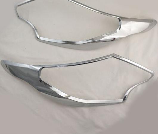 2016-2019 ABS クローム ストリップ 適用: 三菱 L200 トライトン ヘッドランプ カバー トリム 三菱 L200 トライトン AL-EE-6271 AL