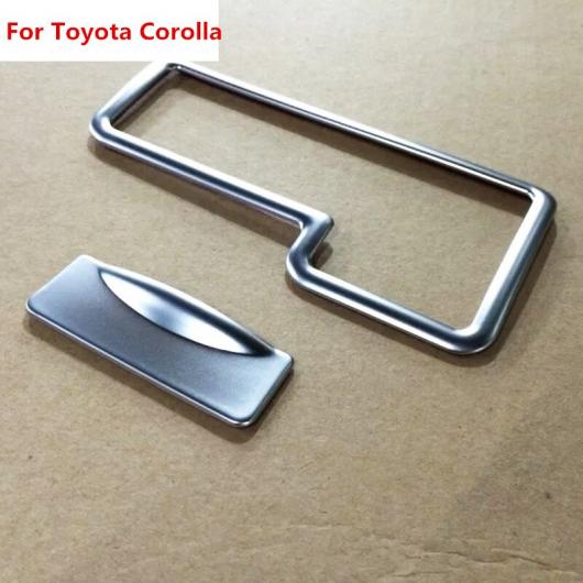 2ピース 適用: トヨタ カローラ アルティス E170 2013-2017 ABS クローム ヘッド ランプ スイッチ ストレージ ボックス オープン ボタン ノブ トリム AL-EE-6294 AL