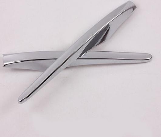 AL 2ピース フロント フォグライト アイブロー トリム カバー 適用: ヒュンダイ ラフェスタ 2018-2019 クローム スタイリング AL-EE-6311の通販は