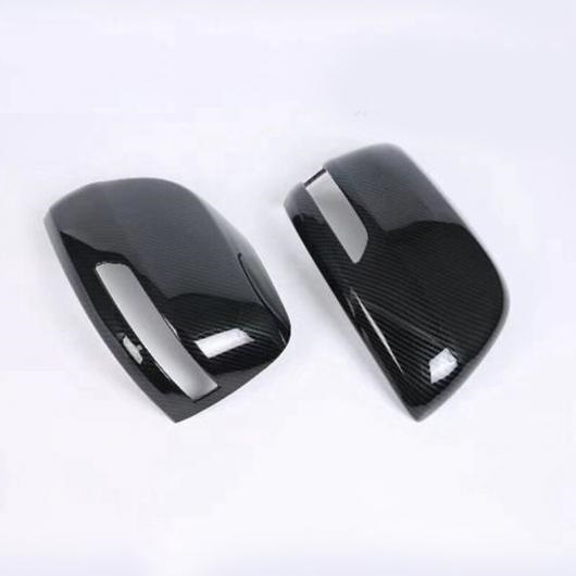 カーボンファイバー サイド ドア バックミラー ミラー 保護 フレーム カバー トリム 適用: トヨタ プラド FJ150 FJ 150 2018 AL-EE-6528 AL