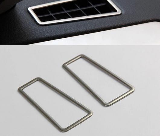 AL ステンレス スチール アッパー A/C エア 吹き出し口 フレーム 装飾 トリム 適用: トヨタ RAV4 2014 2015 2016 AL-EE-6606
