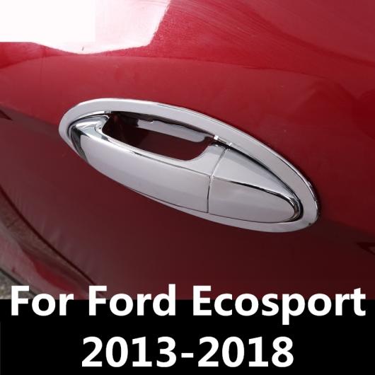 AL 適用: フォード エコスポーツ 2013-2018 シャープ アウトサイド ドア ハンドル カバー ボウル フレーム トリム ステッカー ハンドル・ドア ボウル AL-EE-7067