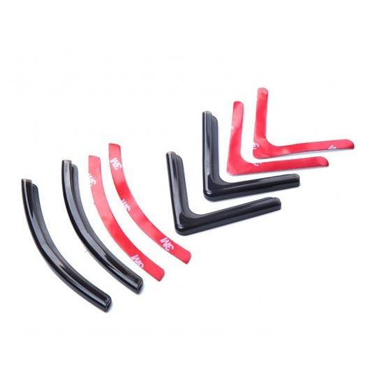 適用: ホンダ フィット ジャズ 2014-2018 ドア ガード プレート コーナー バンパー バッファ トリミング 形成 保護 パッド 装飾 ブラック・ホワイト AL-EE-7086 AL