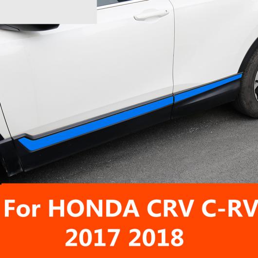 適用: ホンダ CRV C-RV 2017 2018 クローム ABS ドア サイド ライン ガーニッシュ ボディ カバー プロテクター トリム 装飾 ブラック スタイル 1〜シルバー スタイル 1 AL-EE-7124 AL
