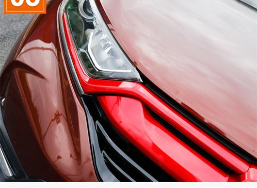 適用: ホンダ CRV C-RV 2017 2018 バンパー グリッド トリム フロント センター レーシング カバー トランク ライト ストリップ 装飾 レッド・ブラック AL-EE-7148 ALの通販は