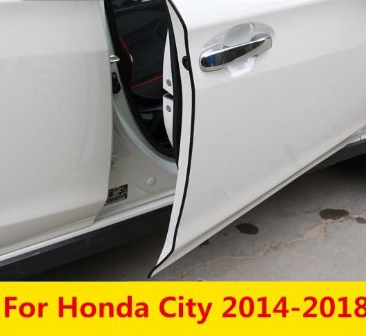 AL 適用: ホンダ シティ 2014-2018 防水 ユニバーサル ドア サイド プロテクター バンパー ストリップ デカール 装飾 衝突防止 バー ペースト AL-EE-7224