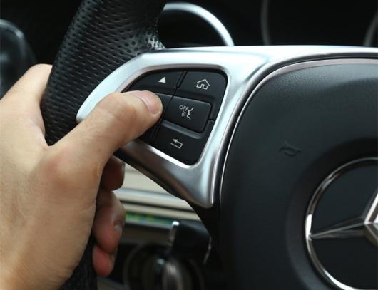 適用: メルセデス ベンツ E クラス W213 E200 E300 E320 2016-2018 ステアリング ホイール ボタン 装飾 トリム カバー スパンコール AL-EE-7292 AL_2