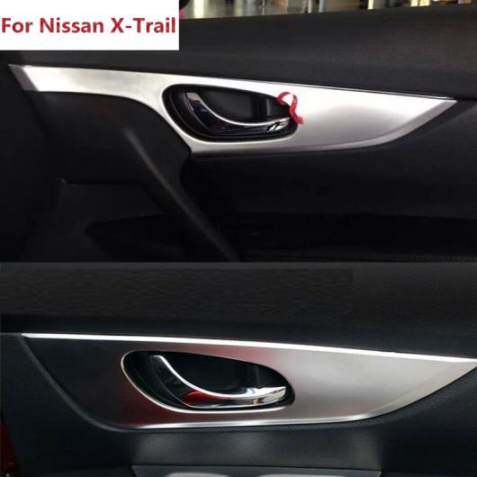 適用: 日産 ローグ エクストレイル 2014 2015 2016 ABS クローム ドア ハンドル ボウル カバー トリム ベゼル 装飾 ステッカー AL-EE-7390 AL