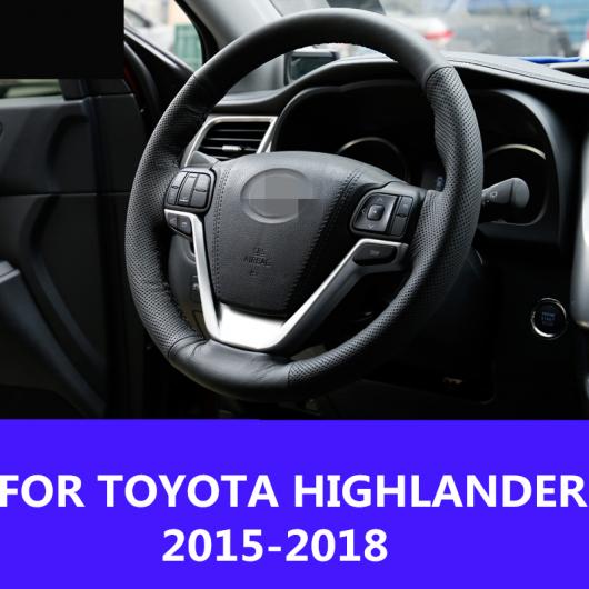 DIY ステアリング ホイール カバー ソフト レザー 編み上げ ハンドル