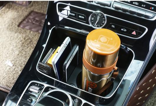 シフト ノブ コントロール パネル カバー トリム カップ フレーム ホルダー インテリア 装飾 アクセサリー 適用: メルセデス ベンツ GLC AL-EE-7785 AL_1