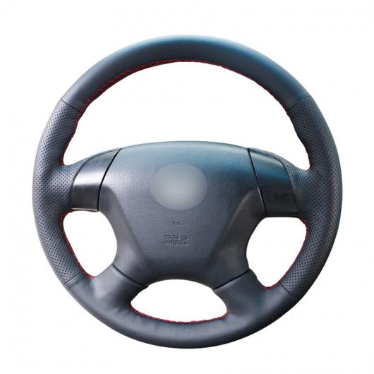 AL ブラック PUレザー ステアリング ホイール カバー 適用: ホンダ アコード 7 2003-2007 オデッセイ 2005-2010 ブラック糸〜グレー糸 AL-EE-7947の通販は 6,270円