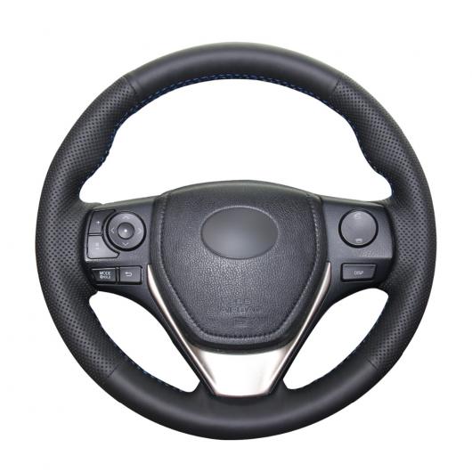 ブラック PUレザー ステアリング ホイール カバー 適用: トヨタ RAV4 2013-2019 カローラ 2014-2019 オーリス 2013-2016 サイオン IM 2016 ブラック糸〜ダーク グレー糸 AL-EE-8060 ALの通販は 5,580円