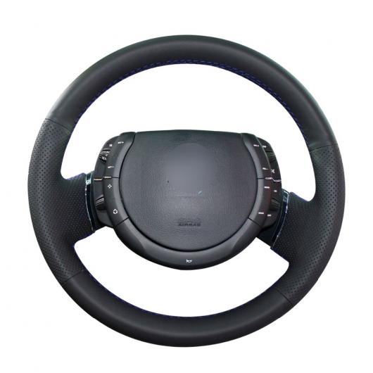 AL 手縫い ブラック PUレザー ステアリング ホイール カバー 適用: シトロエン トライアンフ C4 2005-2010 ブラック糸〜グレー糸 AL-EE-8388 6,549円