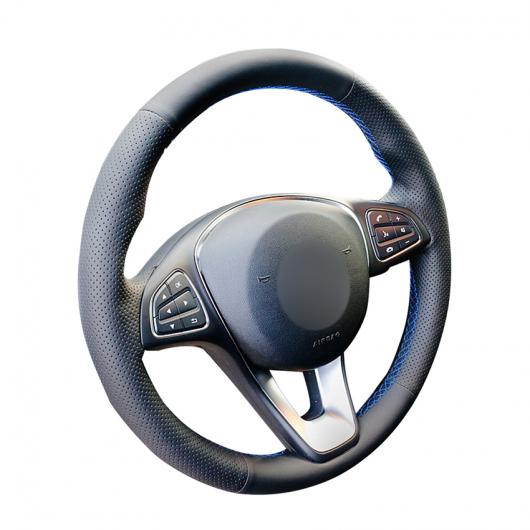 AL 手縫い ブラック PUレザー ステアリング ホイール カバー 適用: メルセデス ベンツ C180 C200 C260 C300 B200 E200 E300 CLS260 ブラック糸〜グレー糸 AL-EE-8404 5,886円