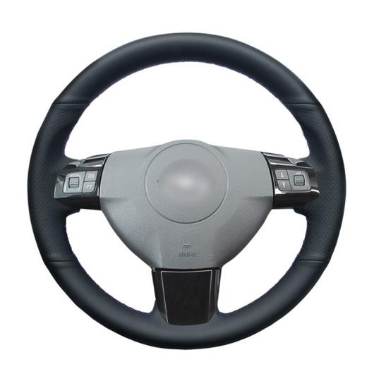 ステアリングホイールカバー 編み上げタイプ ブラック PUレザー 適用: オペル アストラ H 2004-2009 ザフィーラ B シグナム 2005 ベクトラ C ブラック 糸〜グレー 糸 AL-FF-0471 ALの通販は 6,418円