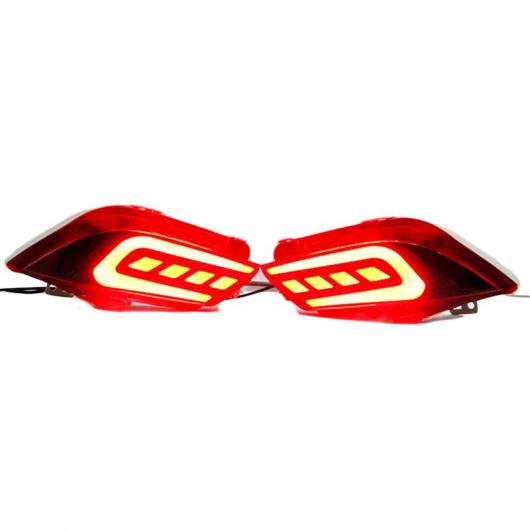 適用: トヨタ ヴィオス 2017 リア バンパー ランプ DRL LED テール ライト ブレーキ ターンシグナル リフレクター カバー 2ピース AL-FF-1156 ALの通販は 19,289円