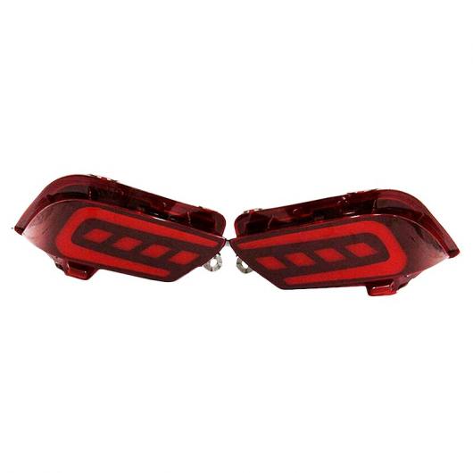 適用: トヨタ ヴィオス 2017 リア バンパー ランプ DRL LED テール ライト ブレーキ ターンシグナル リフレクター カバー 2ピース AL-FF-1156 AL_1