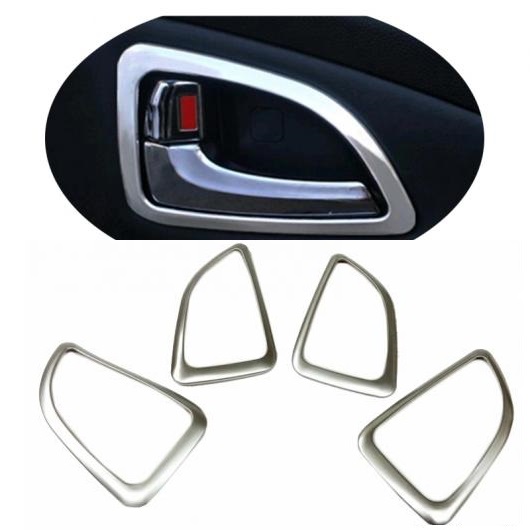 AL 適用: ヒュンダイ ツーソン IX35 2010 2011 2012 2013 2014 インナー ドア ハンドル ボウル フレーム カバー インテリア 装飾 トリム ABS クローム 4ピース AL-FF-1175