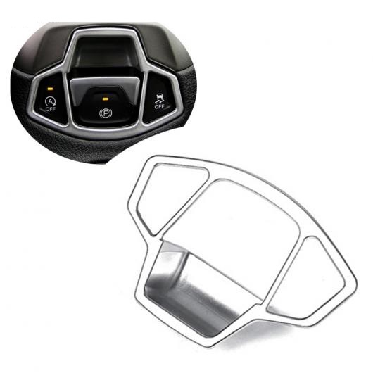 AL 1ピース 適用: ジープ コンパス 2017 2018 ABS クローム ハンドブレーキ エレクトロニック パーク ブレーキ カバー トリム AL-FF-1259の通販は 5,410円