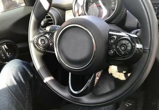3ピース カーボンファイバー スタイル ステアリング ホイール カバー 適用: ミニ クーパー F54 F55 F56 F57 F60 インテリア ステッカー アクセサリー タイプ001・タイプ002 AL-FF-1383 AL_2
