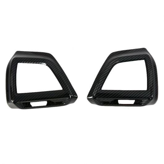 AL ABS エアコン吹き出し口 吹き出し口 スタイリング ガーニッシュ カバー フレーム トリム 2ピース 適用: スバル フォレスター SK 2018 2019 マット AL-FF-1451_3