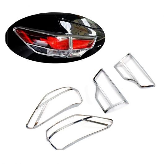 ABS クローム 適用: トヨタ ハイランダー 2015 2016 エクステリア リア テール ライト ランプ カバー トリム 2ピース AL-FF-1456 ALの通販は 7,553円