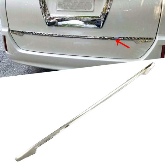 クローム リア テール トランク メンバー カバー トリム 2ピース 適用: トヨタ ヴォクシー ノア R80 2017 2018 2019 テールゲート ブーツ 保護 ストリップ タイプ001・タイプ002 AL-FF-1529 AL_4