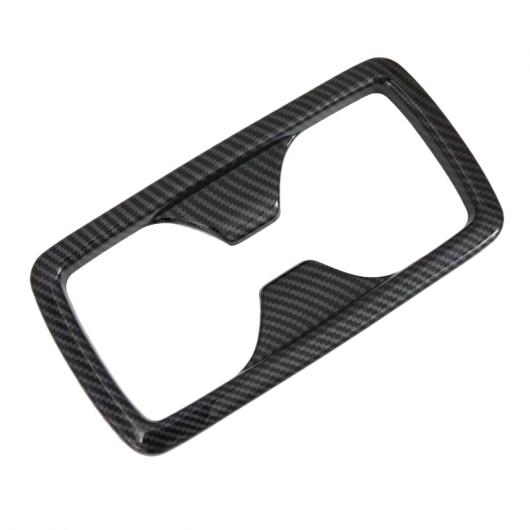 バック コンソール ドリンクホルダー カバー トリム カーボン スタイル 1ピース 適用: トヨタ RAV4 XA50 2019 2020 リア ベント カバー〜の通販は