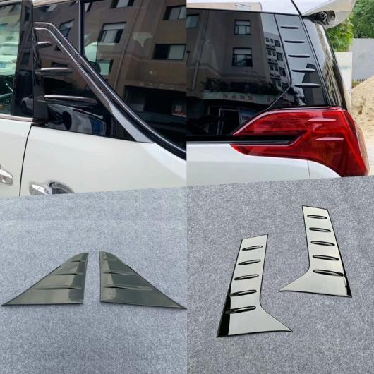 2019 ドア B C ピラー ミラー プレート モールディング トリム ブラック 適用: トヨタ アルファード ヴェルファイア 2016 2017 2018 エクステリア パーツ クローム タイプ001・タイプ002 AL-FF-1589 ALの通販は 23,017円