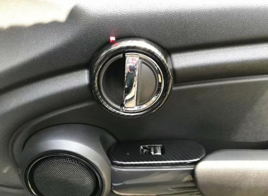 ABS カーボンファイバー スタイル インテリア ドア ハンドル カバー トリム 適用: BMW ミニ クーパー 3ドア F56 タイプ002 AL-FF-1605 AL_3