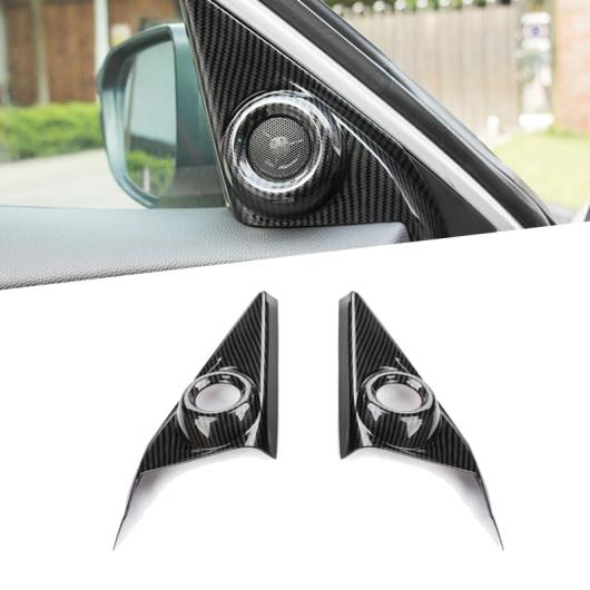 カーボンファイバー インテリア モールディング フロント ドア トライアングル オーディオ スピーカー カバー トリム ステッカー 適用: ホンダ シビック 10代目 2016 2017 タイプ005〜タイプ009 AL-FF-1818 ALの通販は