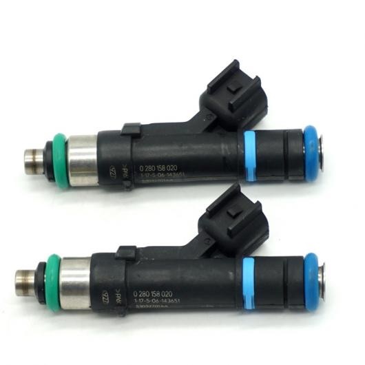 2ピース フューエル インジェクター ノズル 0280158020 53032701AA 適用: ジープ リバティ ダッジ ダコタ ナイトロ ラム 三菱 ライダー AL-FF-3024 AL