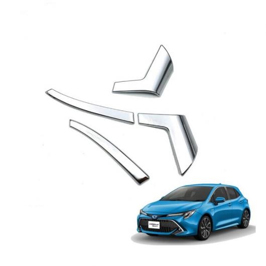 4平和条約 ABS クローム バックミラー 鏡鑑 取りまかなう 刈り込み ステッカー 一部分 当てはめる: トヨタ カローラ 運動競技 ハッチうしろ側 オー栗鼠 2019 2020 AL-FF-3548 AL