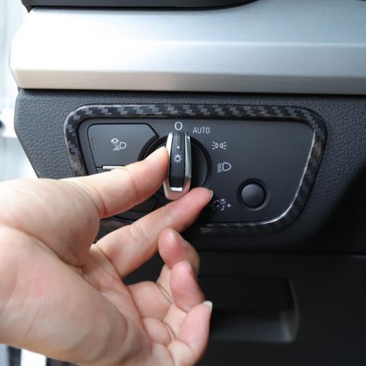 ABS ヘッドライト コントロール スイッチ フレーム トリム 適用: アウディ A4 A5 Q5 Q7 インテリア シルバー Q5 2018-2020〜A5 2017-2020 AL-FF-3980 AL_3
