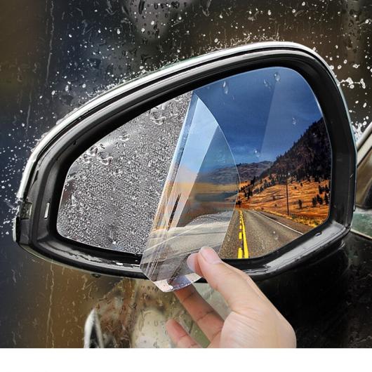 AL ナノ ウインドウ バックミラー レイン フィルム 適用: アウディ A4 A5 A6 Q3 Q5 Q5 A3 Q7 アクセサリー ステッカー ミラー 2017-2020 A4 A5〜2012-2018 A6 2 AL-FF-4235