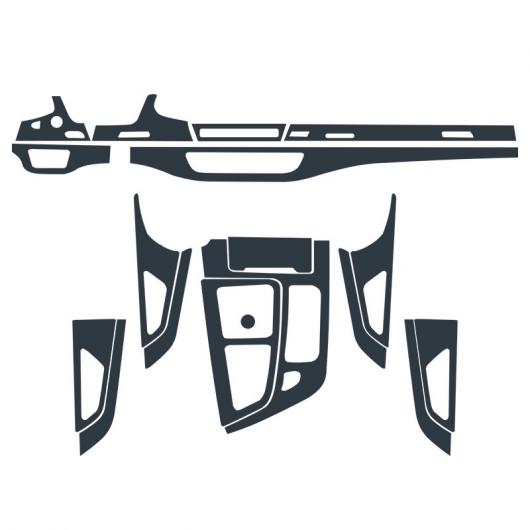 TPU インテリア セントラル コントロール フィルム 保護 ステッカー 適用: アウディ Q3 Q5 Q7 2013-2018 Q3〜2016-2017 Q5 1ピース AL-FF-4697 ALの通販は