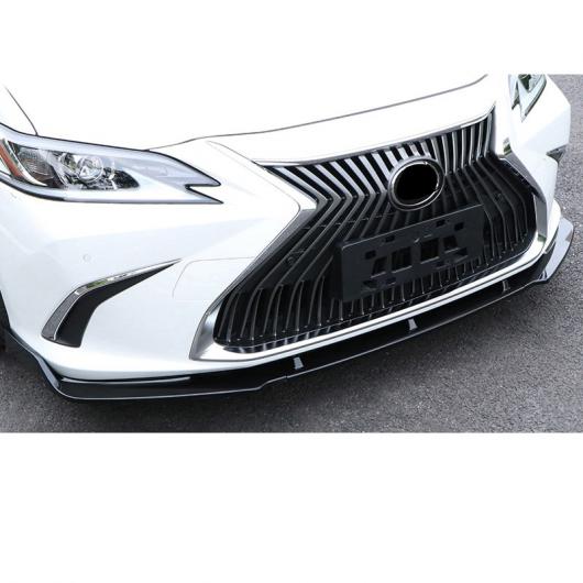 適用: レクサス ES ES200 ES260 ES300H フロント リップ ストリップ トリム ABS 衝突防止 プロテクター マット ブラック・光沢 ブラック AL-FF-4834 AL