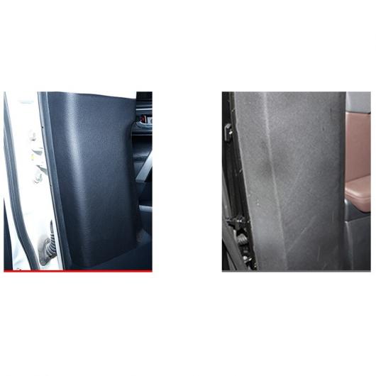 適用: トヨタ カローラ E210 インナー ポスト マット プロテクター インテリア アクセサリー ファイバ レザー ブラック・ベージュ AL-FF-5027 AL_3