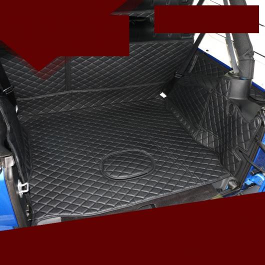 レザー トランク マット カーゴ ライナー 2011 2012 2013 2014 2015 2016 2017 JK 適用: ブラウン〜ブラック レッド ワイヤー 2ドア・4ドア AL-FF-5175 AL