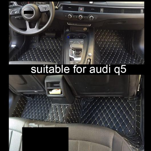 レザー フロアマット 適用: アウディ Q5 2016 2017 2018 2019 2020 2009 2010 ブラック レッド ワイヤー〜ワイン レッド 2008-2017・2018-2020 AL-FF-5232 AL 23,820円