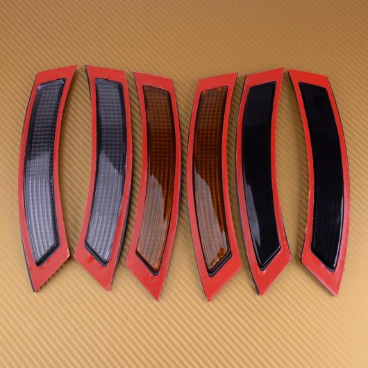 AL 2ピース フロント バンパー リフレクター サイド マーカー 適用: BMW3シリーズ E92 E93 2DR 2007 2008 2009 2010 2011 2012 2013 ブラック〜クリア AL-FF-6358の通販は 6,682円